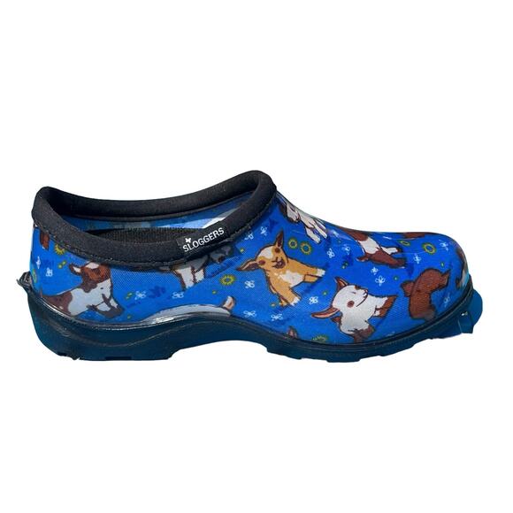 Sloggers Women’s Slip-On Garden Rain Shoes with Baby Goat Print Size 6 EUC - Picture 4 of 14